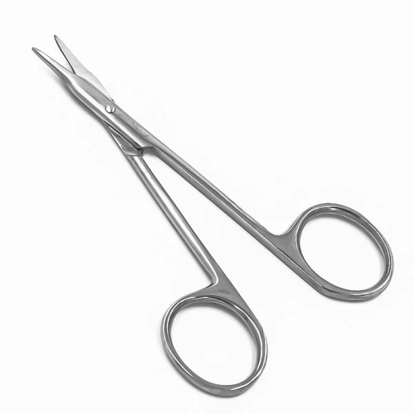 03.PI.347.1. Ножиці офтальмологічні Стівенса, для рогівки, прямі, тупокінцеві, 113 мм. PARADISE